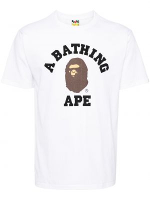 Puuvillased t-särk A Bathing Ape® valge