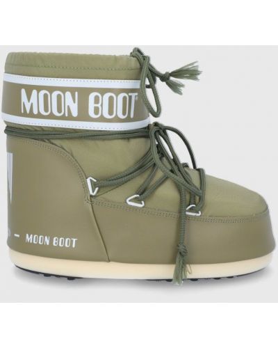 Дутики Moon Boot зеленые