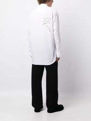 Košile s potiskem Ann Demeulemeester bílá