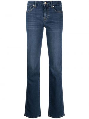 Straight leg-jeans 7 For All Mankind blå