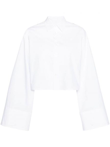 Дълга риза Mm6 Maison Margiela бяло