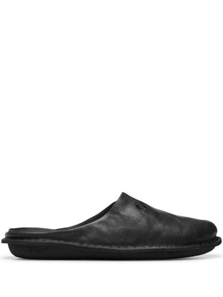 Kožne papuče s vezom Comme Des Garçons Homme crna