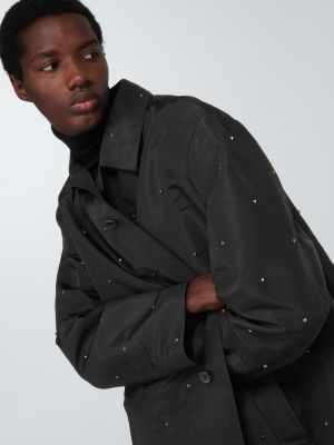 Zīda jaka ar radzēm Valentino melns