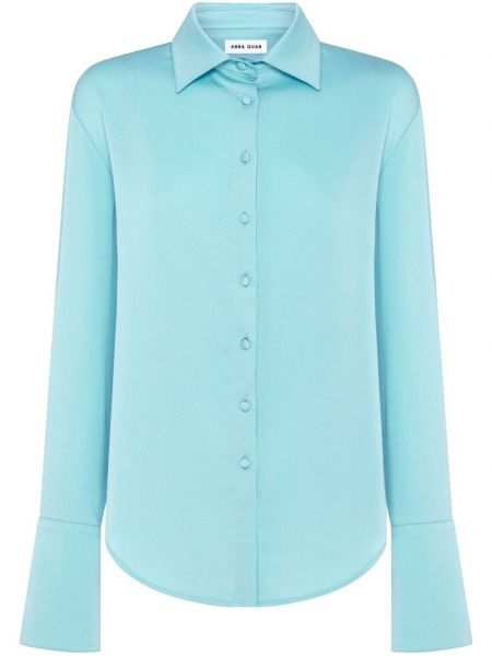 Πουπουλένιο πουκάμισο Anna Quan μπλε