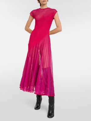 Vestido largo Alaïa rosa
