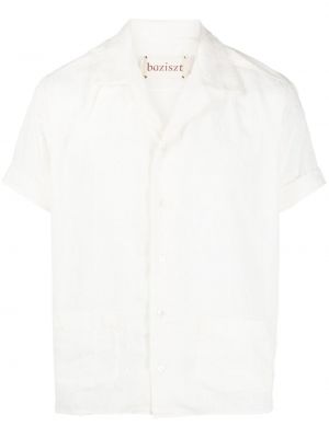 Риза бродирана Baziszt бяло