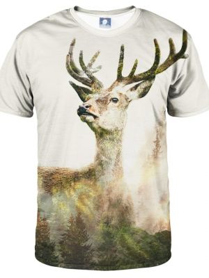 Тениска Aloha From Deer сиво