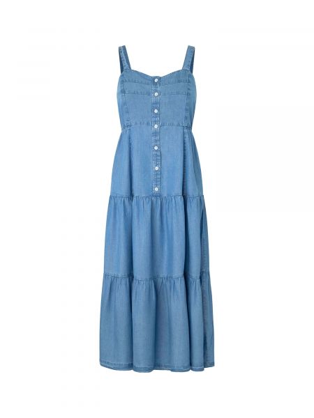 Džinsinė suknelė Pepe Jeans mėlyna