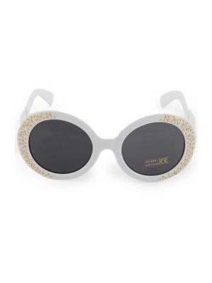 Białe okulary przeciwsłoneczne Monnalisa