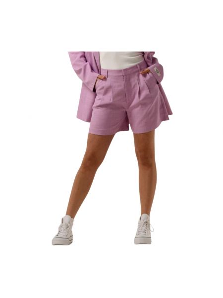 High waist stoffshorts Colourful Rebel pink