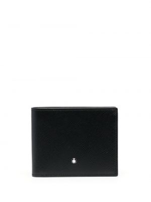 Usnjena denarnica Montblanc črna