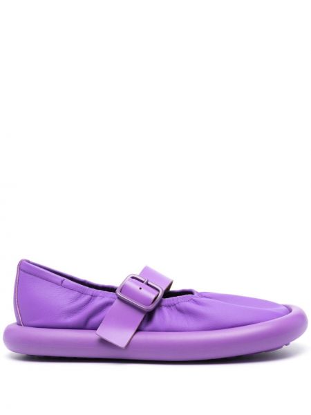 Dabīgās ādas kurpes Camper violets