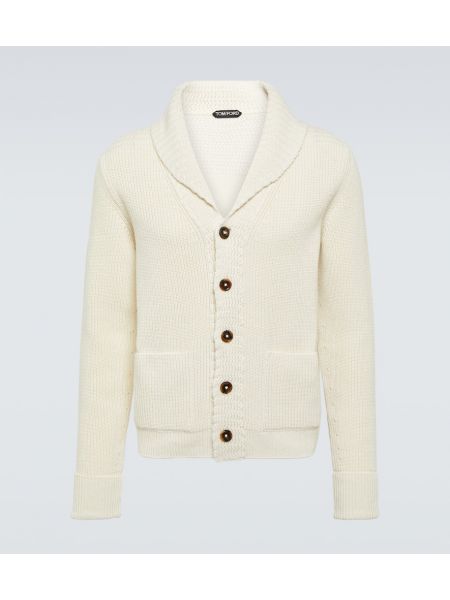 Cardigan en cachemire Tom Ford blanc