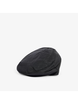 Хлопковая кепка на пуговицах Barbour черная