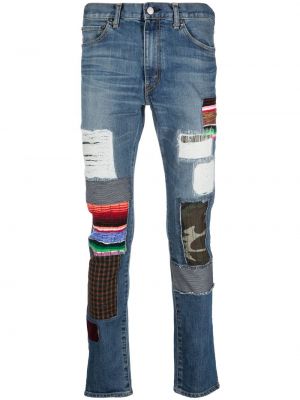 Slank stretch jeans Junya Watanabe blå