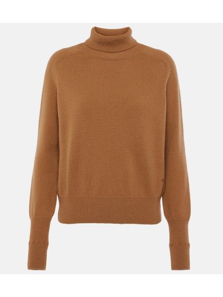 Ull turtleneck Victoria Beckham brun