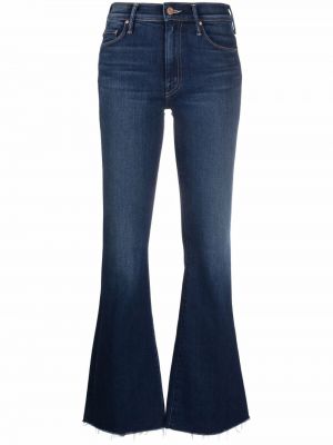 Relaxed fit flare jeans Mother blå