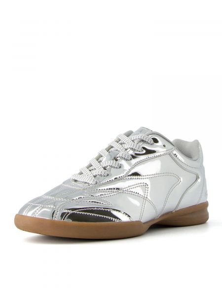 Sneakers Bershka ezüstszínű