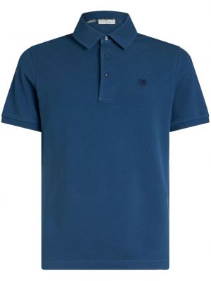 Polo krekls ar izšuvumiem Etro zils
