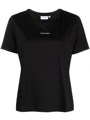 Tricou din bumbac Calvin Klein negru