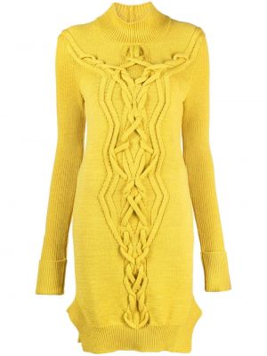 Midi šaty Isabel Marant žltá