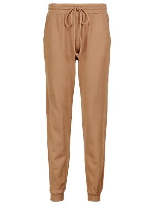 Pantalones de chándal de algodón Lanston Sport marrón