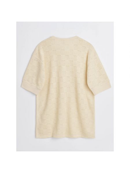 Camiseta de tejido jacquard Sunflower beige