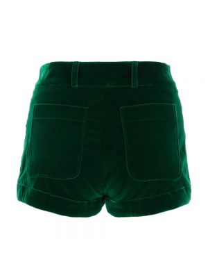 Pantalones cortos de terciopelo‏‏‎ Etro verde