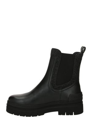 Veltinio chelsea stiliaus batai Tommy Hilfiger juoda