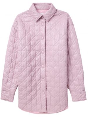Pernata jakna Msgm ružičasta