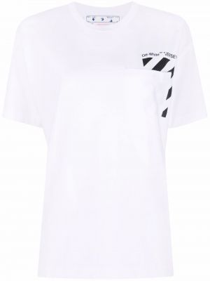 T-shirt à imprimé en jersey Off-white