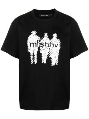 Camiseta con estampado Misbhv negro
