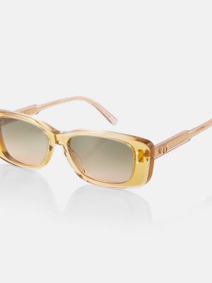 Sluneční brýle Dior Eyewear žluté