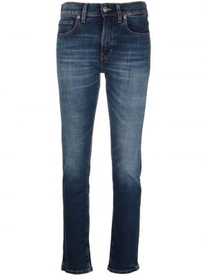 High waist skinny jeans Haikure blau