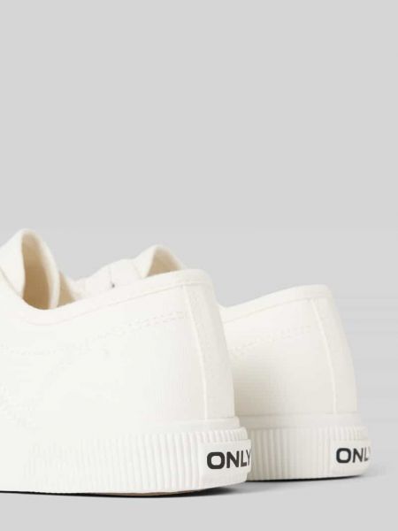 Sneakersy w jednolitym kolorze Only białe