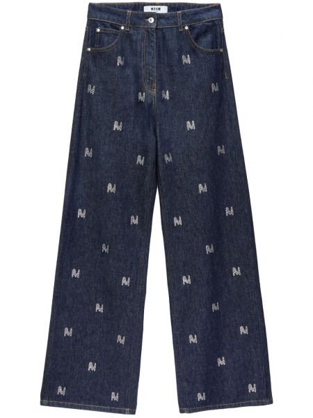 Flared jeans Msgm blå