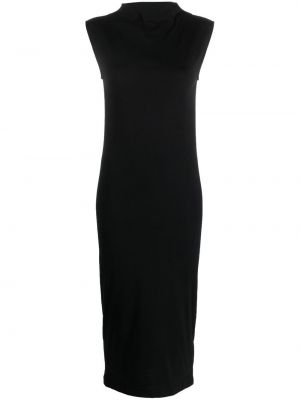 Αμάνικη μίντι φόρεμα με στενή εφαρμογή Armarium μαύρο