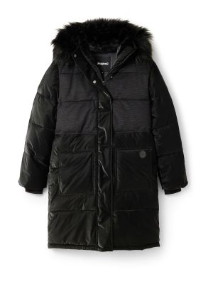 Téli kabát Desigual fekete