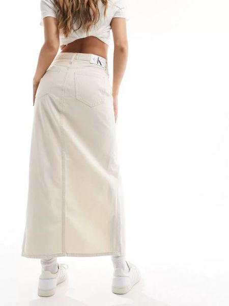 Джинсовая юбка Calvin Klein белая
