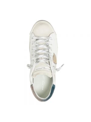 Sneakersy skórzane Philippe Model białe