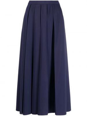 Plisirana suknja Ralph Lauren Collection plava