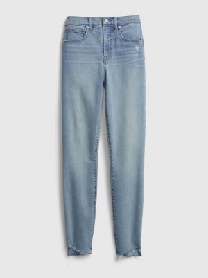 Skinny džíny s vysokým pasem s kapsami Gap