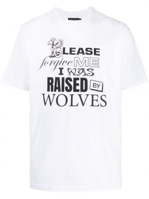 Тениска Raised By Wolves бяло