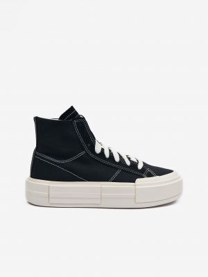 Sneakers με πλατφόρμα με μοτίβο αστέρια Converse Chuck Taylor All Star μαύρο