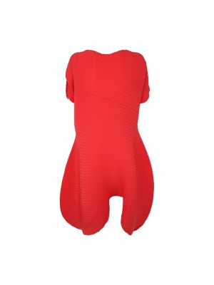 Sukienka mini Issey Miyake czerwona