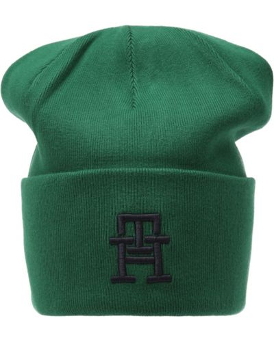Cepure Tommy Hilfiger zaļš
