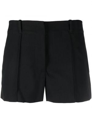 Plisserade shorts Acne Studios svart