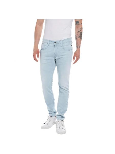 Skinny jeans mit taschen Replay blau