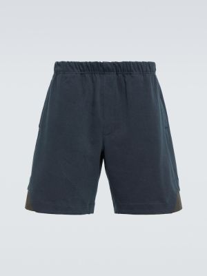 Shorts en coton Gr10k bleu