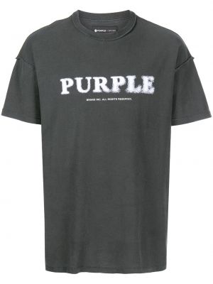 T-krekls ar apdruku Purple Brand